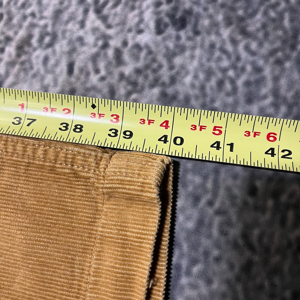 NWT Vintage Nautica Corduroy Pants Womens 6 (30x31) Tan‎ Carpenter Baggy Y2K - Picture 11 of 16